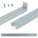 12-inch Basic Metal Slide, center under drawer track - Vintage Slides