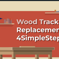 20-Inch Basic Vintage Wood Drawer Slide (Corresponding metal slide sold separately)